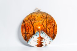 “Yaşıl ağac” mini tablo