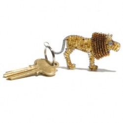 Beaded animal key chain
