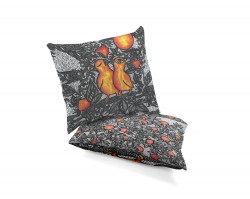 Double sided art pillows by Leyla Aliyeva