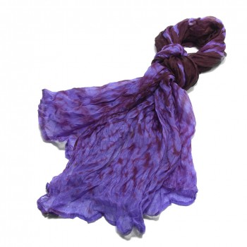 Purple Silk Scarf